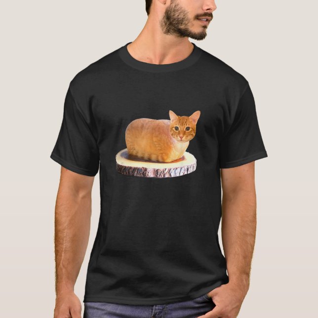 Camiseta Pão de Gato Laranja (Frente)