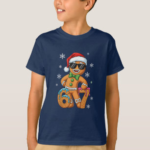 Camiseta Pão de gengibre engraçado 67 Natal