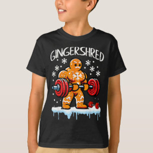 Camiseta Pão de gengibre engraçado de Natal Gingershred Gin