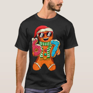 Camiseta Pão de gengibre engraçado seis sete 67 Meme Sorvet