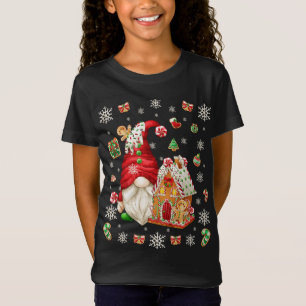 Camiseta Pão De Gengibre No Cristo Em Floco De Neve
