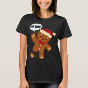 Camiseta Pão De Gengibre Oh Snap! Feliz Natal