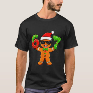 Camiseta Pão de gengibre Seis Sete 67 Meme 6 7 Natal Engraç