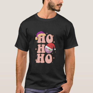 Camiseta Pão de Gengiva Árvore Natal Santa Hat Família Engr