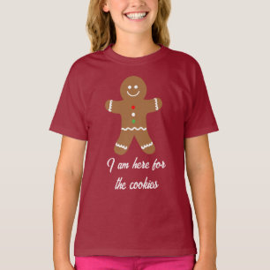 Camiseta Pão de Gingerpão Personalizado Natal Engraçado