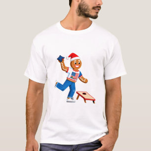 Camiseta Pão de Mel Cornhole Natal 2026 Festa de Cauda de N