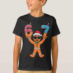 Camiseta Pão de Mel Engraçado Seis Sete Meme Natal Brainro