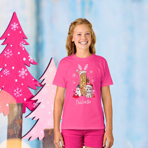 Camiseta Pão de Natal Alphabet I Girl