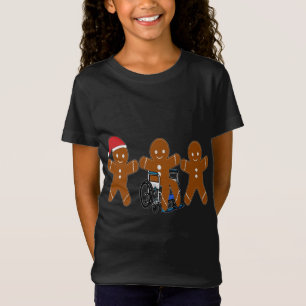 Camiseta Pão de Natal, cadeira de rodas