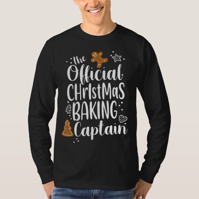 Camiseta Pão de Natal Cookie Capitão Equipe C (Frente)