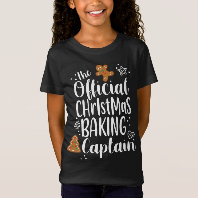 Camiseta Pão de Natal Cookie Capitão Equipe C (Frente)