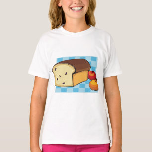 Camiseta Pão de Passas e Maçãs Vermelhas