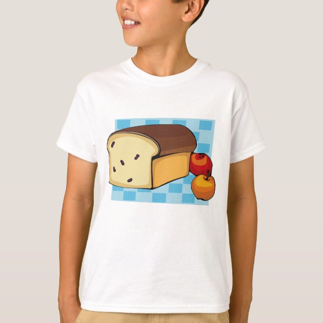 Camiseta Pão de Passas e Maçãs Vermelhas (Frente)