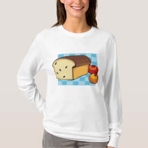 Camiseta Pão de Passas e Maçãs Vermelhas