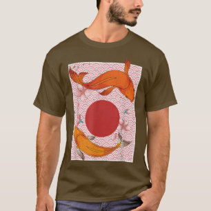 Camiseta Pão de Peixe de Carpa Sakura Nishikigoi, estética 
