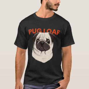 Camiseta Pão de Pug Triste Clássico 1021
