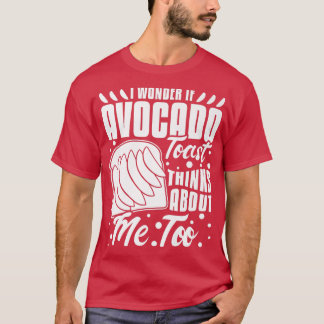 Camiseta Pão de Semente de Recipsão de Torrada Avocado93