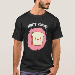 Camiseta Pão de Trigo de Farinha Branca Fatiado Assado