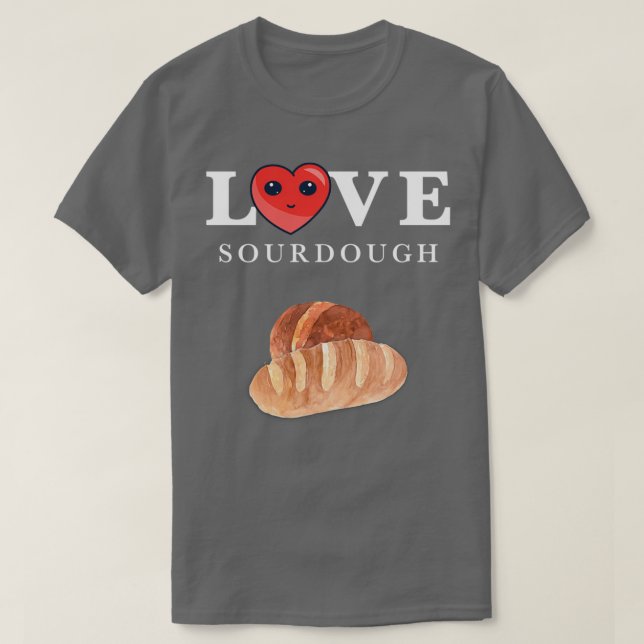 Camiseta Pão Devastado Doce Dom Dom Sourdough Starter Baki (Frente do Design)