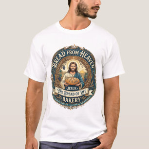 Camiseta Pão Do Céu Jesus Pão Vida Padaria Cristã