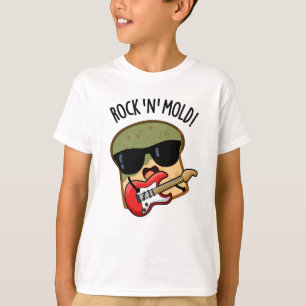 Camiseta Pão engraçado com Rock n Mofo Brincadeira 