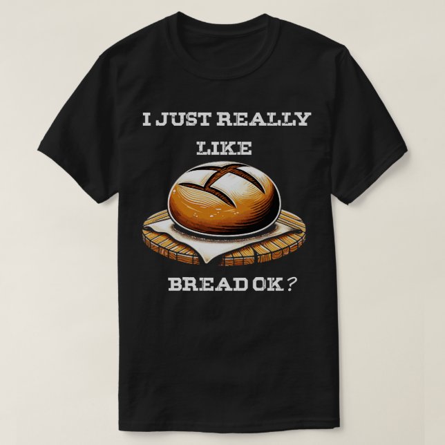 Camiseta Pão Fazendo Eu Gosto De Baker (Frente do Design)