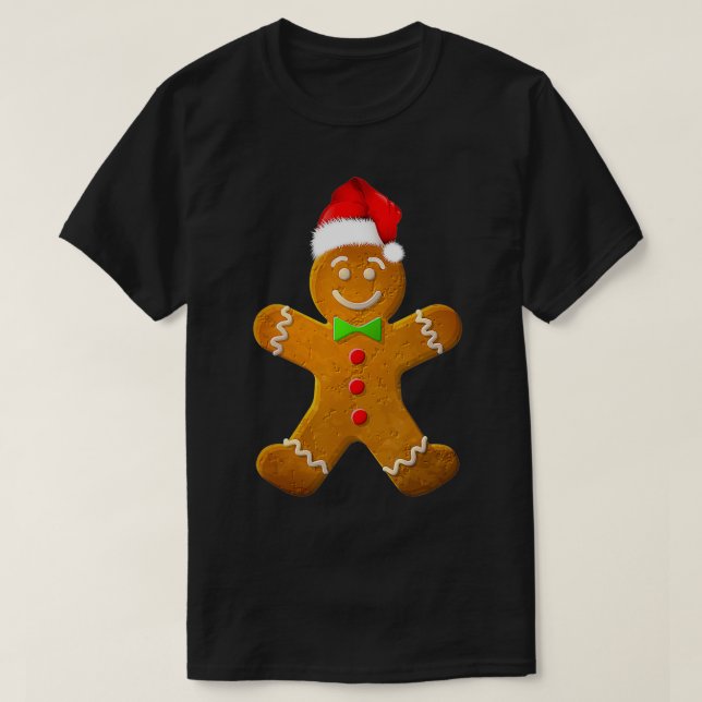 Camiseta Pão Gingerpão Figurino Papai Noel Natal Natal (Frente do Design)