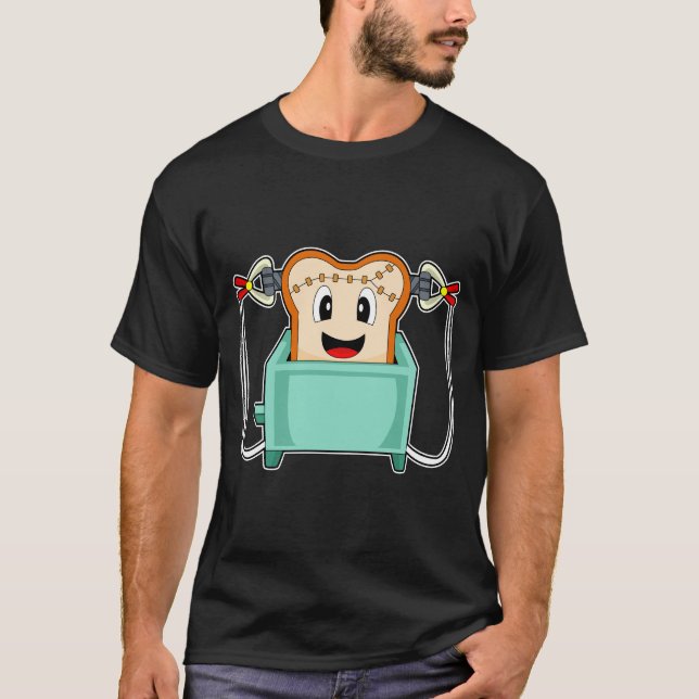 Camiseta Pão Halloween Toaster (Frente)