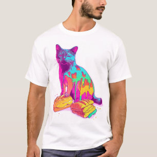 Camiseta Pão Meowphosis – Meme de Gato Engraçado com Falhas