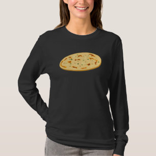 Camiseta Pão Naan Alho Naan Índia Paquistão Comida Masala