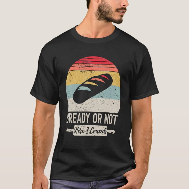 Camiseta Pão-Pão-Pão Engraçado Pão-Pão-Pão (Frente)