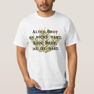 Camiseta Pão velho não é amontoadamente