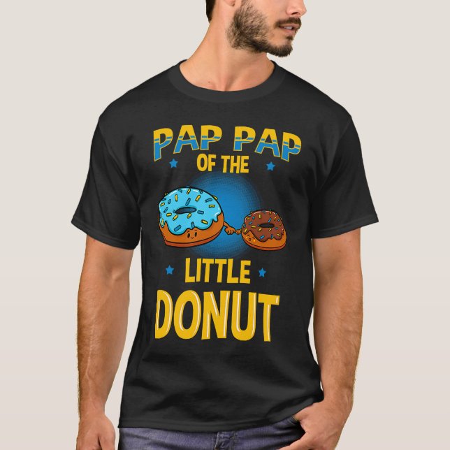 Camiseta Pap Do Pequeno Gênero Da Rosquinha Revela Bebê Sho (Frente)