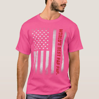 Camiseta Pap Ev de Melhor Pap do Mundo de Presentes de Dias