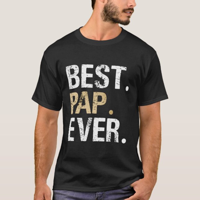 Camiseta Pap Gift Da Avó Avô Melhor Para (Frente)