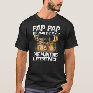 Camiseta Pap Pap O Homem Mite A Lenda Da Caça