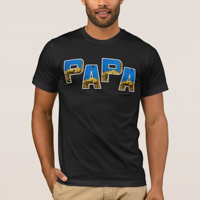 CAMISETA PAPA. (Frente)
