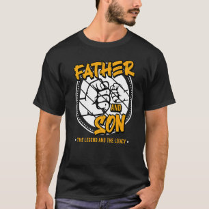 Camiseta Papa 2022 Pai E Filho A Lenda E O Legado