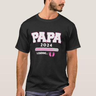 Camiseta Papa 2024 Carregando Gravidez Beby Family Mat