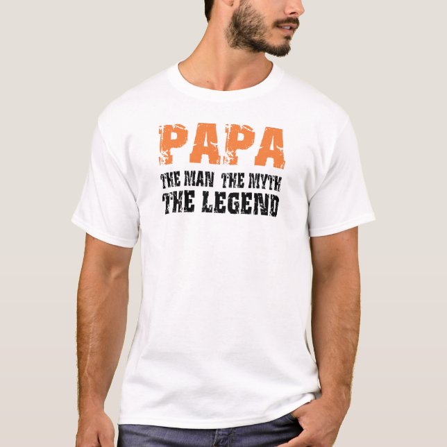 Camiseta Papá (alaranjada) (Frente)