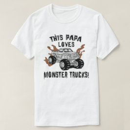 Camiseta Papa ama monstros