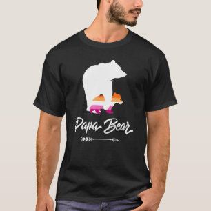 Camiseta Papa Bear Lgbt Hetero Ally Lesbian