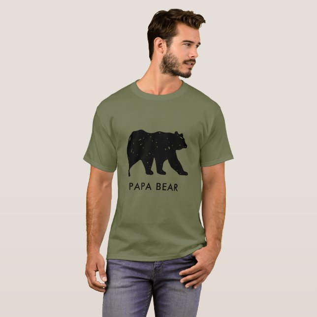 CAMISETA PAPA BEAR T SHIRT (Frente Completa)
