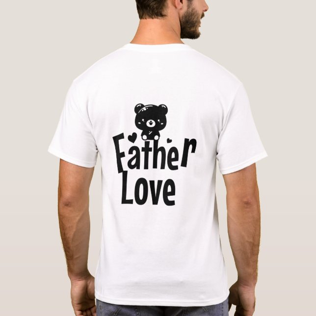 Camiseta Papa Bear T-Shirt – Protector & Guide | Cute Panda (Verso)