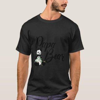 Camiseta Papa Bear Vegan Panda Família