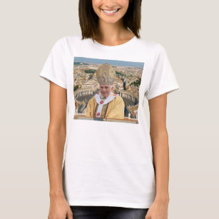 Camiseta Papa Bento XVI com a Cidade Vaticano