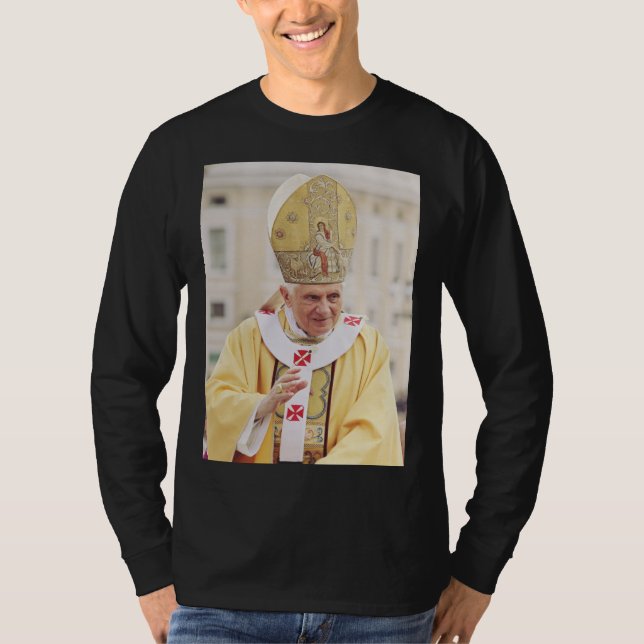 Camiseta Papa Bento XVI O Mestre da Verdade (Frente)