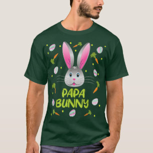 Camiseta Papa Bunny Páscoa Fogueira de Ovos Coelho S