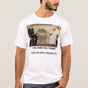 Camiseta papa-Bush, é mesmo mais mudo do que o pensamento