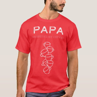 Camiseta Papa Cafeína Cafeína Cafeína Cafeeiro Drinker Pai